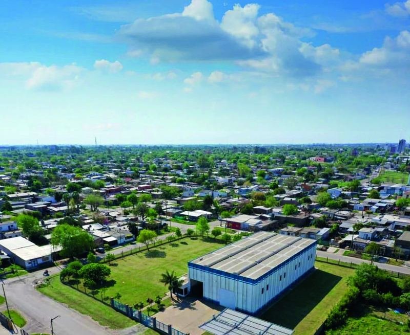 Vista aérea del predio de San Lorenzo