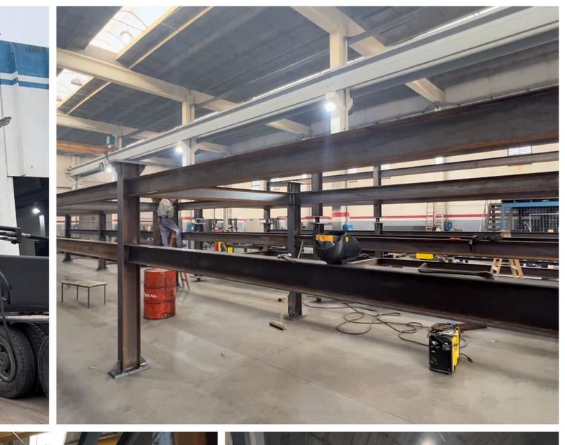 Fabricación de estructuras metálicas en taller