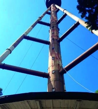 Restauración de estructura metálica de gran porte